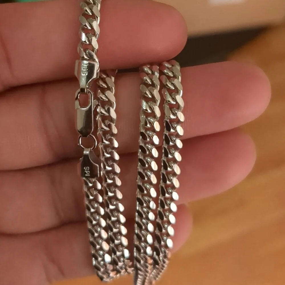 Silver 925 Rhodium Plated Miami Cuban 150 Chain Link 4.9mm - CH315 RH